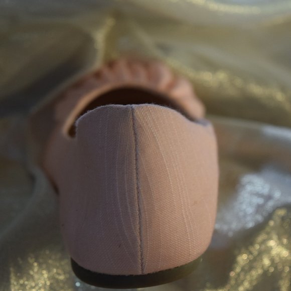 Time & Tru Pale Pink Ballerina Flat Slippers, Size 8.5 - Picture 7 of 9